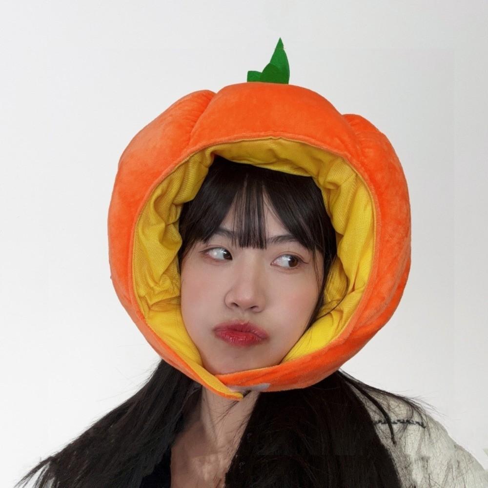 Creative Fruit and Vegetable Hat Playful Pullover Cap Lemon Nutrition Month Hat  Kids Adults