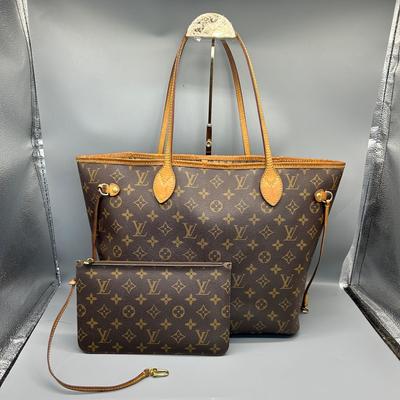 [Б/У] Neverfull MM 'Бежево-коричневый Канвас Monogram' - Очень хорошее состояние #DK46YB