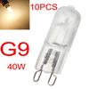 10pcs G9 Halogen Light Bulbs Capsule 40W 230V-240V Frosted Dimmable Lighting Lamp