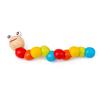 Kids Musical Instrument Wooden Xylophone Twisting Worm Rainbow Tower Clock Shape