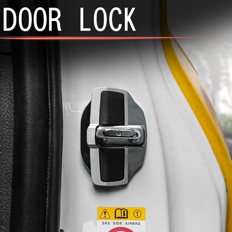 2 Sets TRD Door Stabilizer Door Lock Protector Latches Stopper Covers for Toyota Land Cruiser Alphard Vellfire