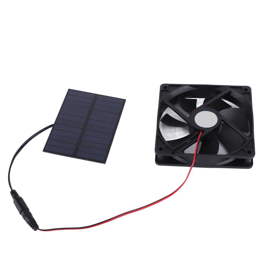 Вентилятор на солнечной панели Профессиональный комплект вытяжного вентилятора на солнечной энергии для курятников теплиц сараев домашних животных