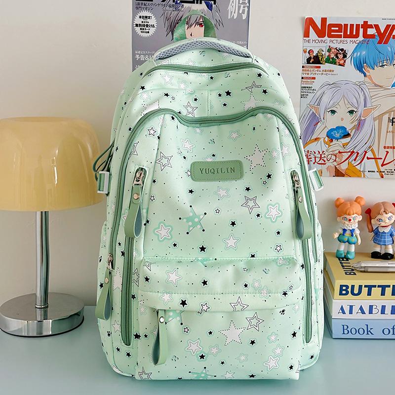 Новый школьный рюкзак имеет высокую ценность, свежий и милый, рюкзак «литературная звезда», легкий рюкзак для весенней прогулки для учеников средней школы