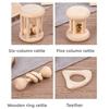 Wooden Baby Natural Rattle Set Toy With Sounding Features For Kids Sensory Play