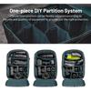 Large Capacity Waterproof Camera Backpack DSLR Mirrorless Camera Bag Outdoor Travel Photography Backpack with Anti-Shock Laptop Compartment
