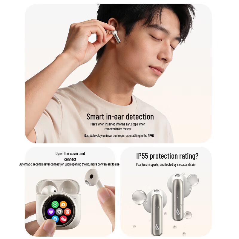 EDIFIER Lolli5 ANC True Wireless Noise-Cancelling Bluetooth Earbuds