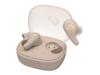 JVC Kenwood Victor Wireless Bluetooth 26 Hours of Noise with Sheer Mocha HA-A22T-T Earbuds, Ver. 5.4, Playtime, Cancelling, Microphone, Compact,