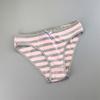 6PCS Women Cute Sexy Stripe Cotton Underwear Panties Bow Bikini Brief Lovely Girls Cotton Lingerie M/L/XL