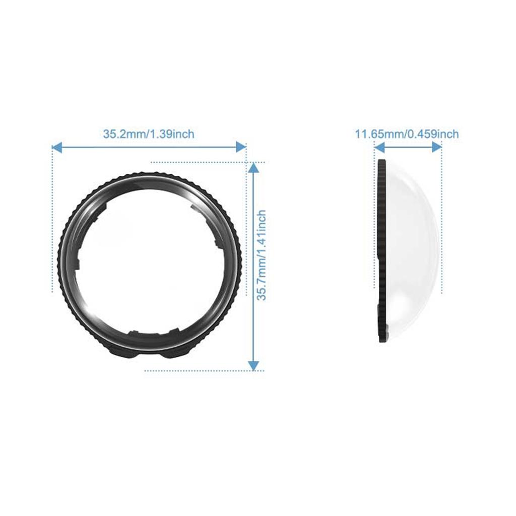 Lens Guards Tempered Glass Protective Lens Cap Cover for Insta360 X4 Air Camera Accessories