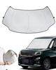 LANTU Sunshade for the New Suzuki Solio Windshield Perfect UV Easy Installation and Custom Fit for Car Camping MA37S/MA27S, Vehicle-Specific Sunshade,