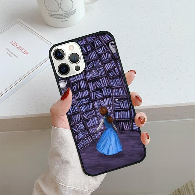 Чехол для телефона 'Библиотечная книга' для iPhone 17 Air 14 15 16 13 12 Чехол для Apple iPhone 17 Air 14 15 16 Pro Max 6S Plus Coque
