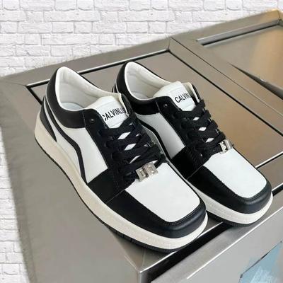 Кожаные туфли-лодочки квадратной формы, квадратный носок, низкие кроссовки, новая толстая подошва, повседневные спортивные, дикие, маленькие белые кеды, женские