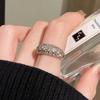 New Niche High-End Star Light Luxury Open Ring High-End Simple Inlaid Exquisite Personalized Jewelry