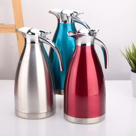 2л термос из нержавеющей стали, кувшин с двойной изоляцией для чая