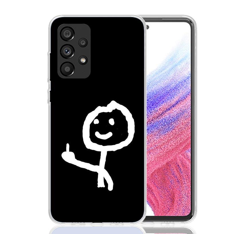 Middle Finger Phone Case for Samsung Galaxy A17 A16 A15 A14 A13 A57 A56 A55 A54 A53 A37 A36 A35 A34 A33 A26 A25 A24 A23 Galaxy A