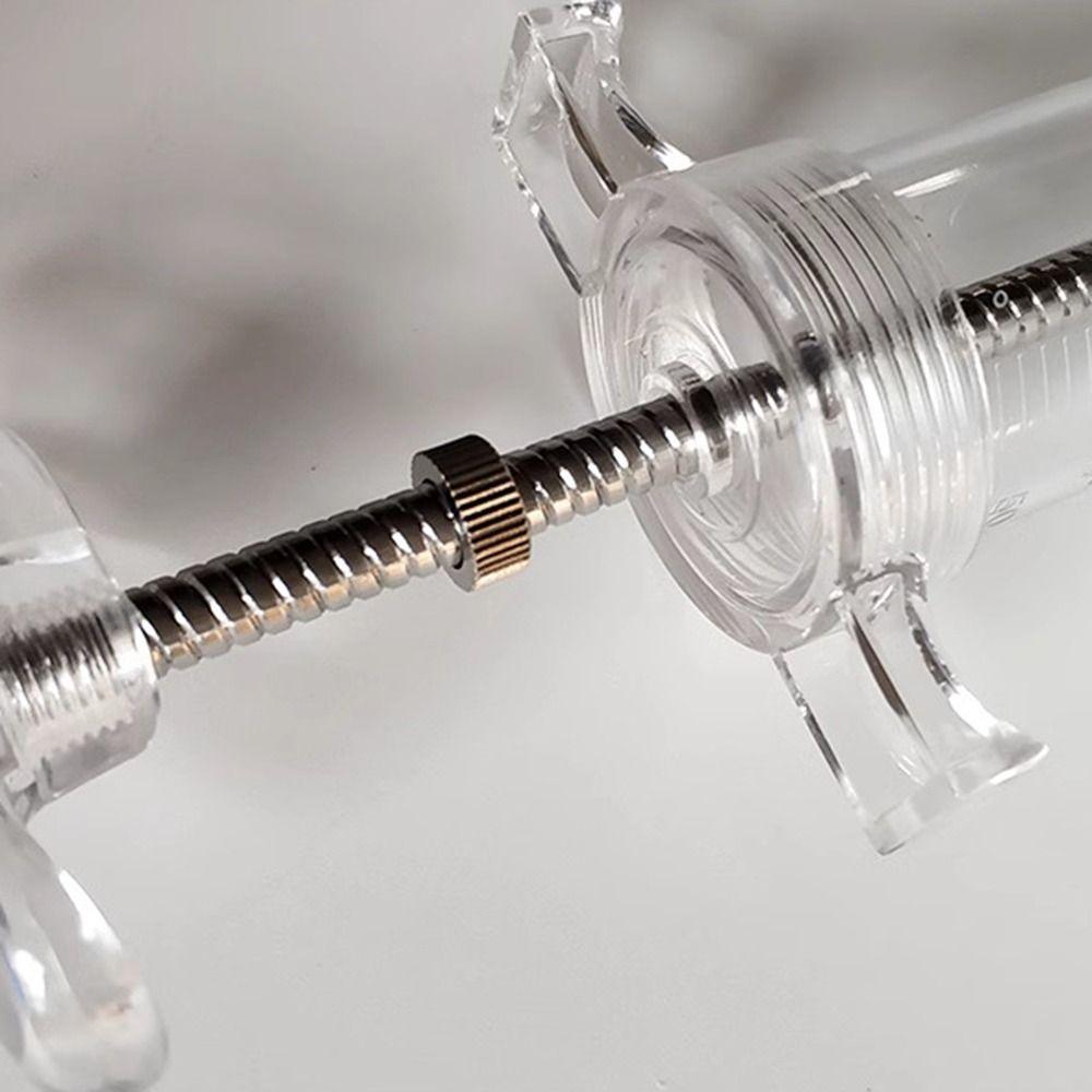 Регулируемая дозировка с 2 насадками для промывания Пластиковый шприц для кормления овец и козлят