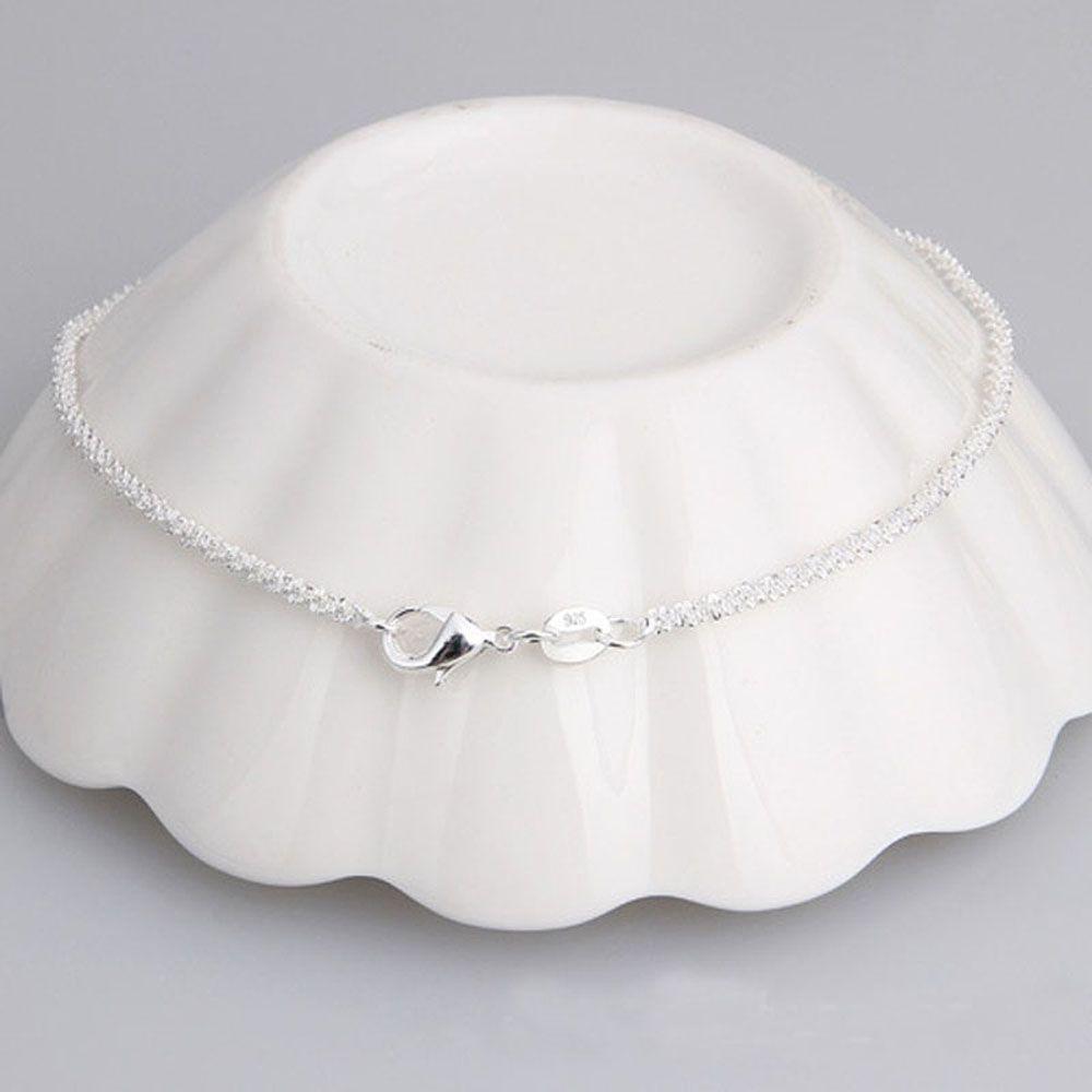 Серебряные украшения для ног Ювелирные изделия Shining Beach Hemp Rope Ankles Bracelets Barefoot Beach Ankles Chains MIT