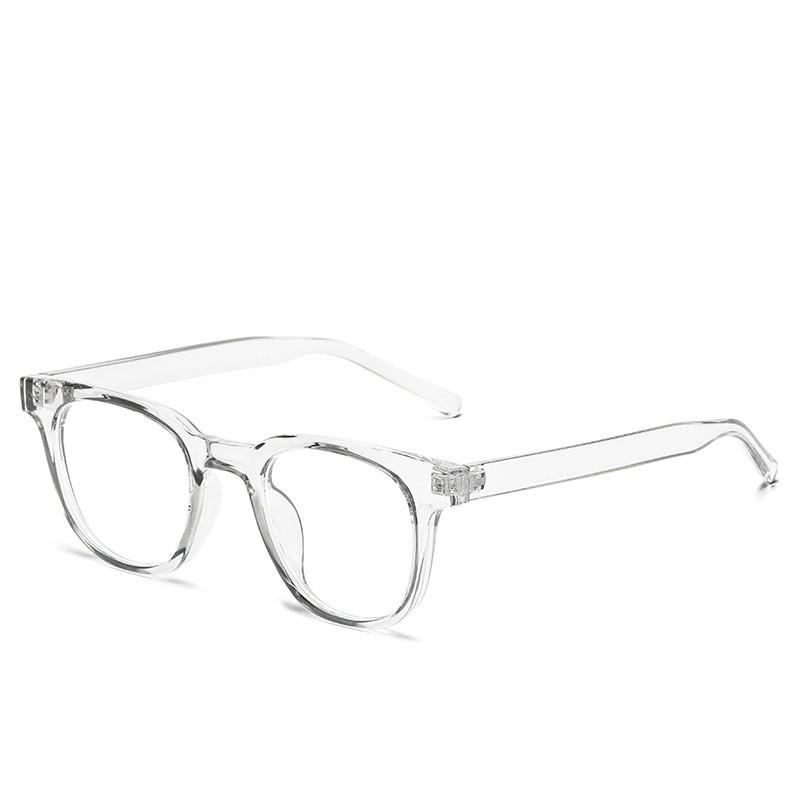 Version Blue Light Blocking Glasses For Women With Retro Square Frame And Resin Lenses