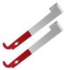 Stainless Bee Hive Tool Frame Lifter J Shape Hook Red 27cm Cut Honey Knife Beehive Scraper Beekeeping Tools Beekeeper Supplies