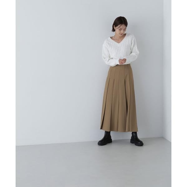 Natural Beauty Basics Compact Cable Knit Sweater for Women