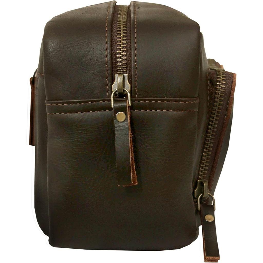 Men's Toiletry Bag Leather Travel Toiletry Bag Dopp Kit for Men Shaving Bag for Travel Accessories
