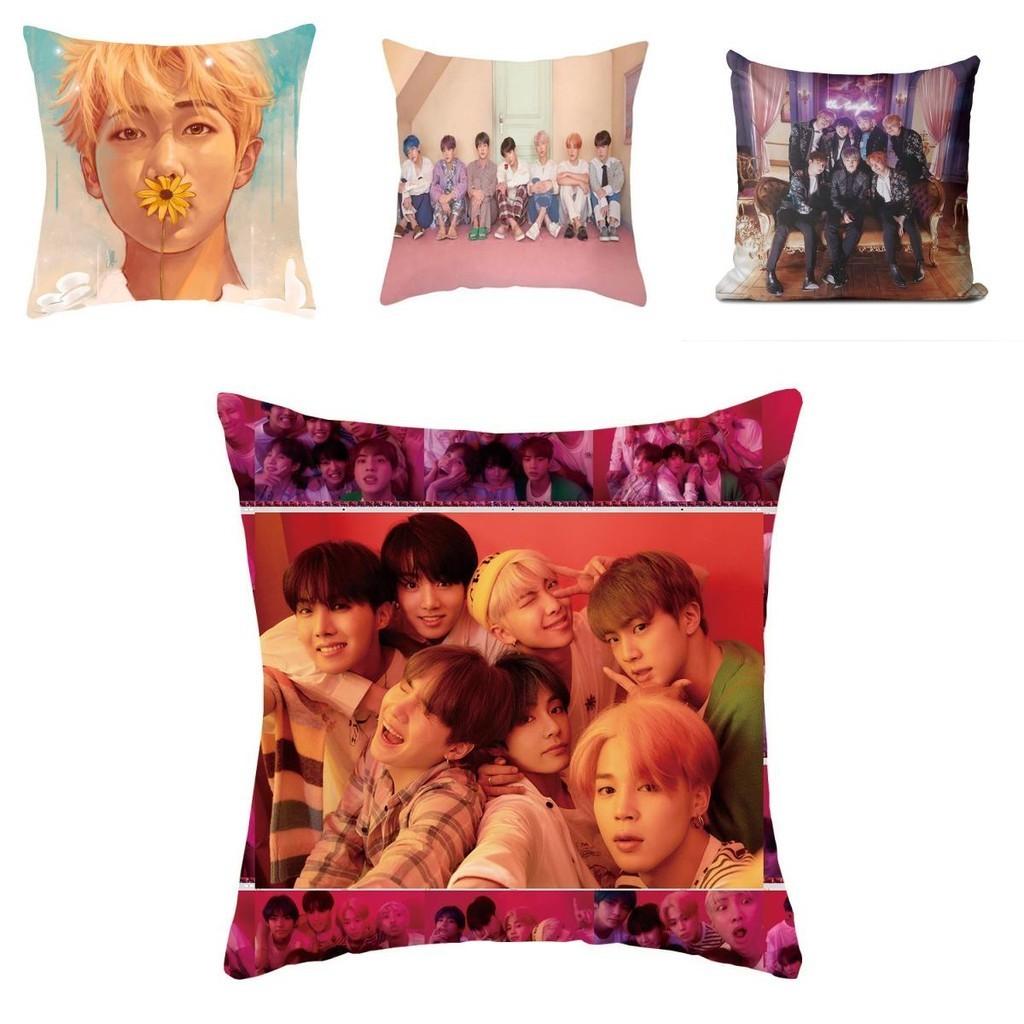 Наволочка с принтом Map Of The Soul 7 Декоративная K-pop Наволочка для подушки Bangtan Boys Для стиля настоящего фаната