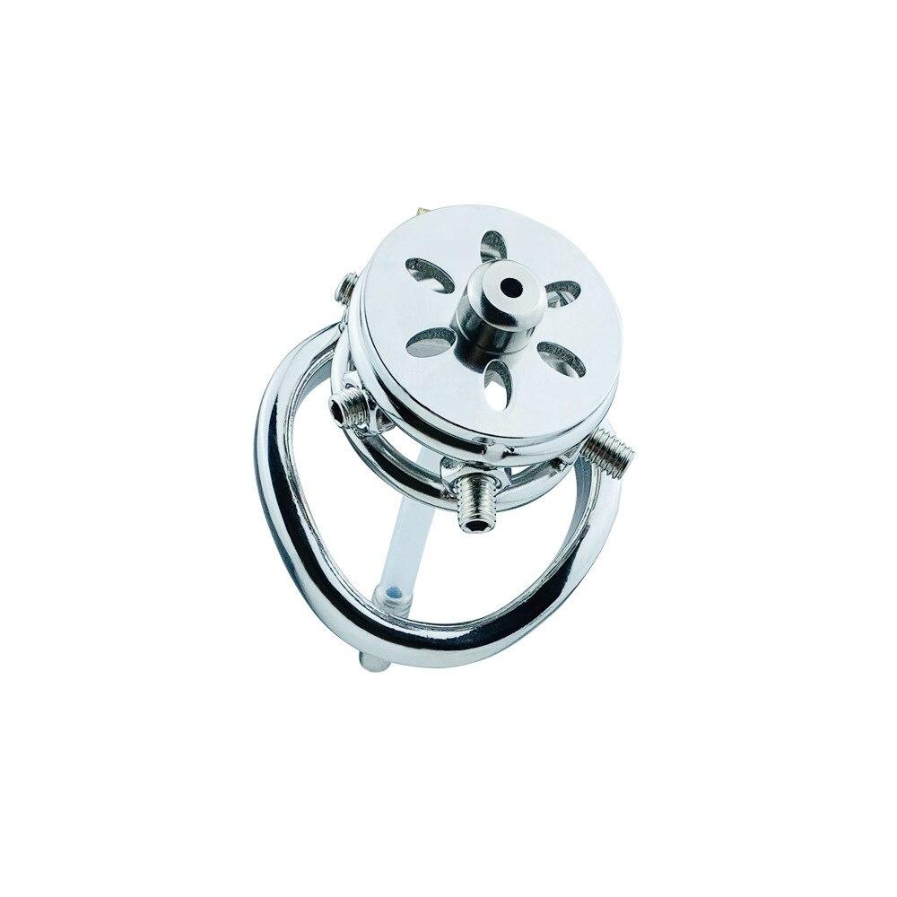 Мужской короткий плоский замок из нержавеющей стали, металлический CB-замок, уретральный пояс верности, заклепки, клетка для пениса, секс-игрушка, куколд, кольца для члена