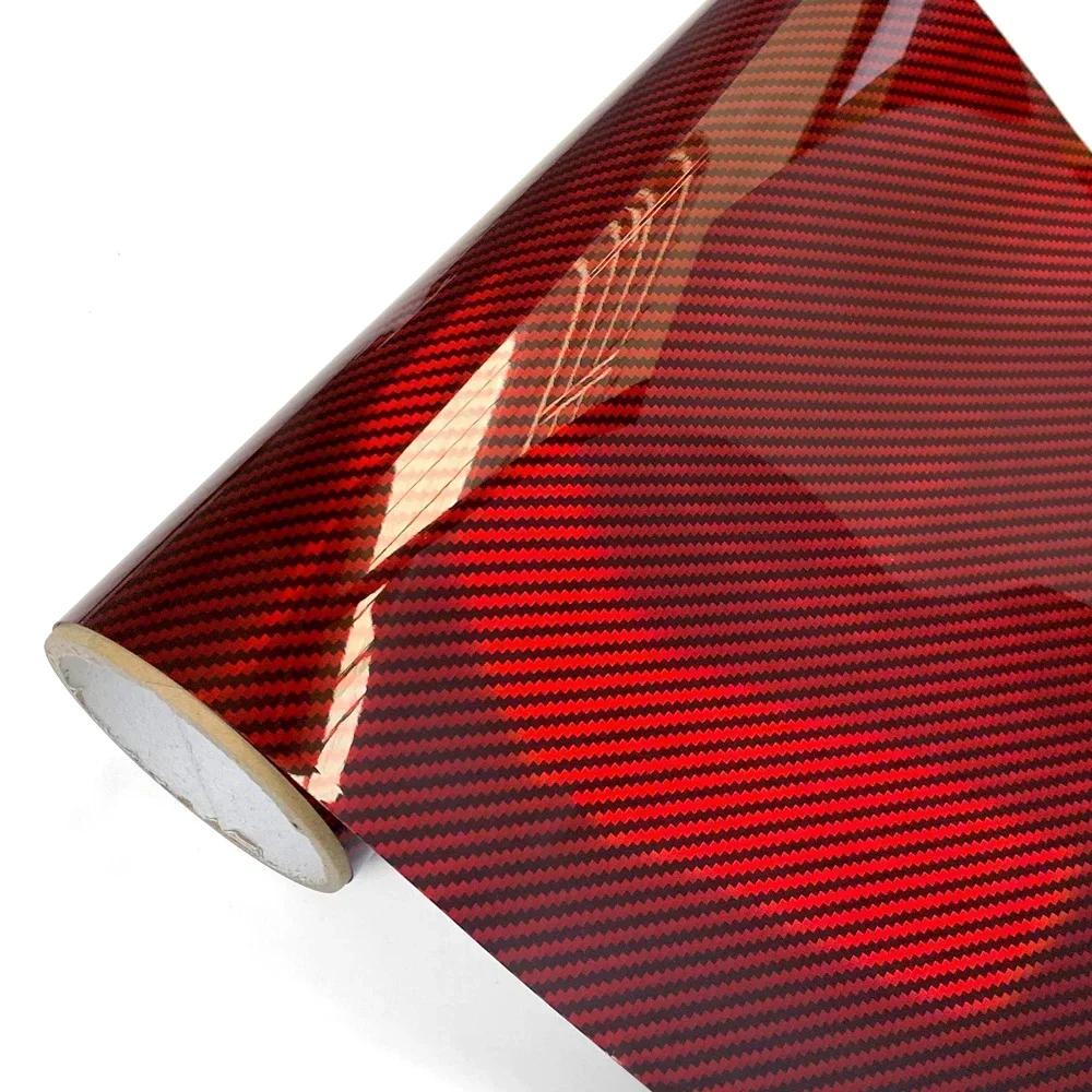 Глянцевая виниловая пленка под лазерное карбоновое волокно, лазерные наклейки для автомобиля, водонепроницаемые самоклеящиеся наклейки, аксессуары для мотоцикла и автомобиля