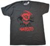 Naruto Shippuden Mens Naruto Anime Charcoal Heather Shirt NWT L