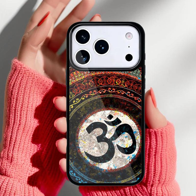Символ Аум Ом Намасте Дзен Йога мягкий чехол для телефона для iPhone 17 16 15 14 13 Pro Max Задняя крышка для 12 11 Pro Coque