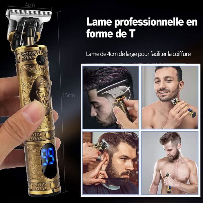 Tondeuse Cheveux Hommes AUDBURN- Multifonction barbe, cheveux, moustache - Rechargeable via USB
