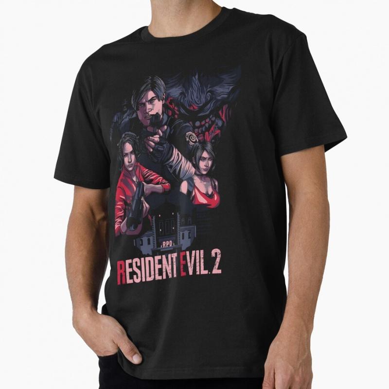 0705 Horror Survival Game Resident Evil Videogame Gift T Shirt Unisex Gamer Tee Short Sleeve Graphic Clothes S6xl