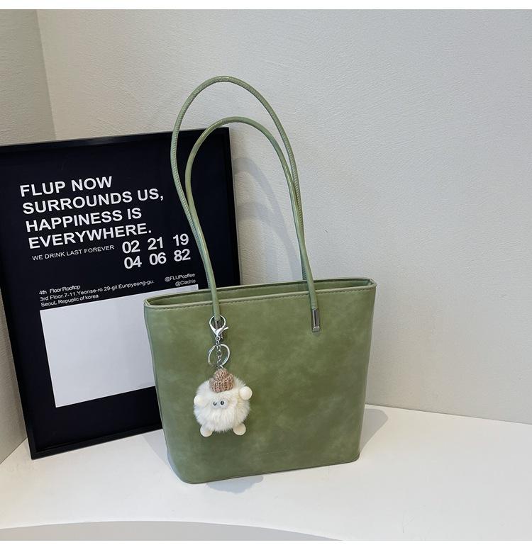 Весенне-летняя новая модная портативная наплечная сумка большой вместимости, сумка-тоут большой вместимости, сумка-багет для поездок на работу