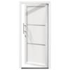 Front Door White 98 x 208 cm PVC