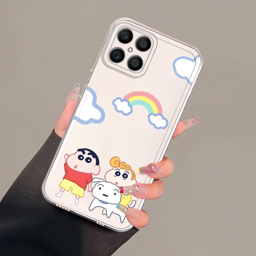 Crayon Shin Chan Soft Phone Cover Case for Honor X7b 90 Lite X9b X8b X8 X9a X8a