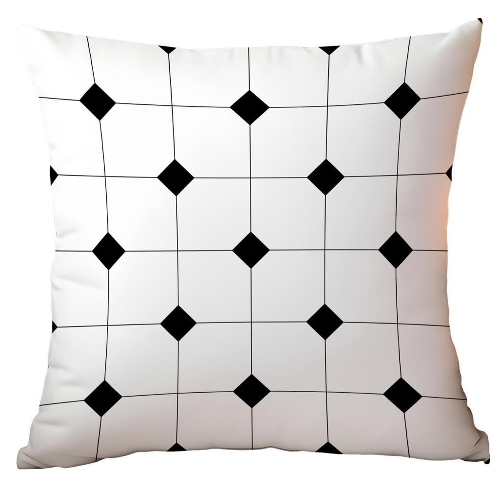 Polyester Colorful Geometric Pillow Case Combination Home Sofa Cushion Pillow Case