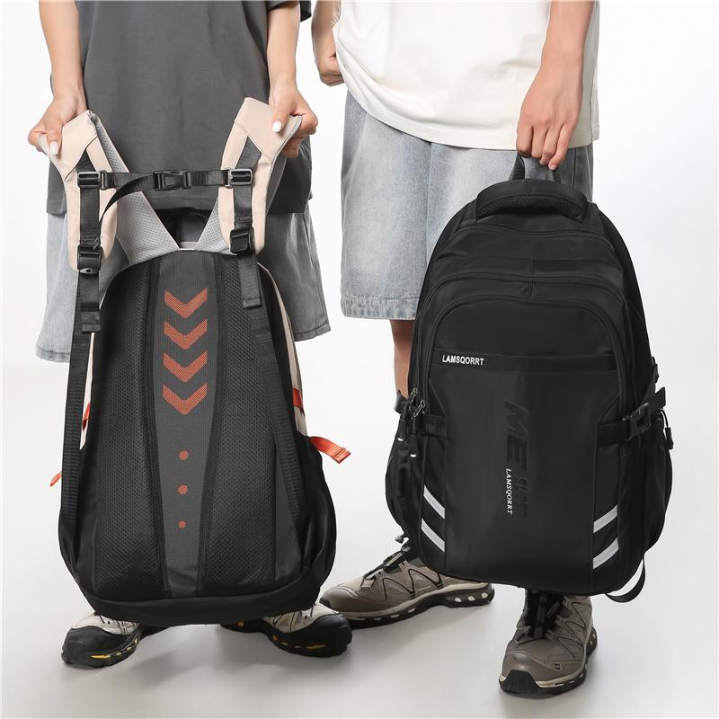 Мужской дорожный рюкзак большой вместимости, школьный рюкзак для учеников средней и старшей школы