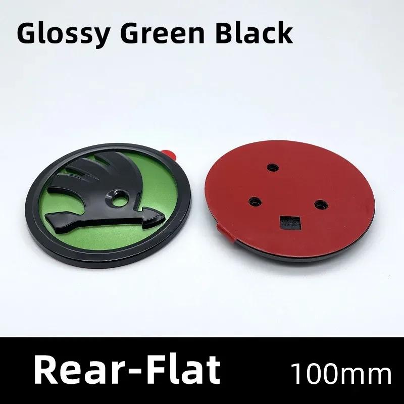 2025 Новый 100 мм ABS Автомобильная Передняя Эмблема Задний Значок Багажника Наклейка для Skoda Fabia 1 2 A7 Octavia RS Superb Rapid Yeti Karoq Авто Аксессуары