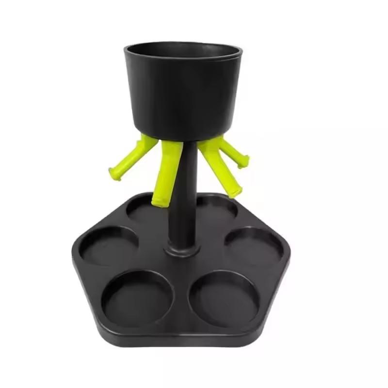 6 Shot Glass Games Dispenser Wine Whisky Beer Wine Liquor Dispenser Bar Accessories Party Games Drinking Tools Glass Dispenser 5