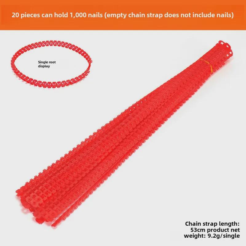 Цепь саморезов с автоматической подачей для деревообработки и гипсокартона