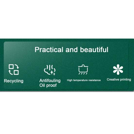 Fireproof Gas Stove Mat Keep Clean Oil-proof High Temperature Resistant Protection Anti-oil Pad Kitchen Supply