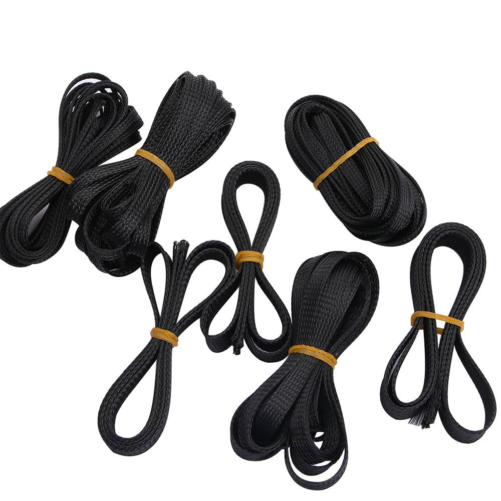 5M Плотная расширяемая ПЭТ изоляционная оплетка для защиты кабеля и провода