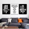 Принты, черно-белые настенные картины для декора гостиной, мотивационные вдохновляющие цитаты, настенная живопись на холсте, плакаты на скандинавскую тему и