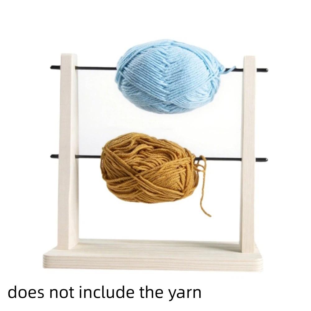 Solid Wood Wire Winding Rack Detachable Spindle Winder Wool Storage Rack  Craft Supplies