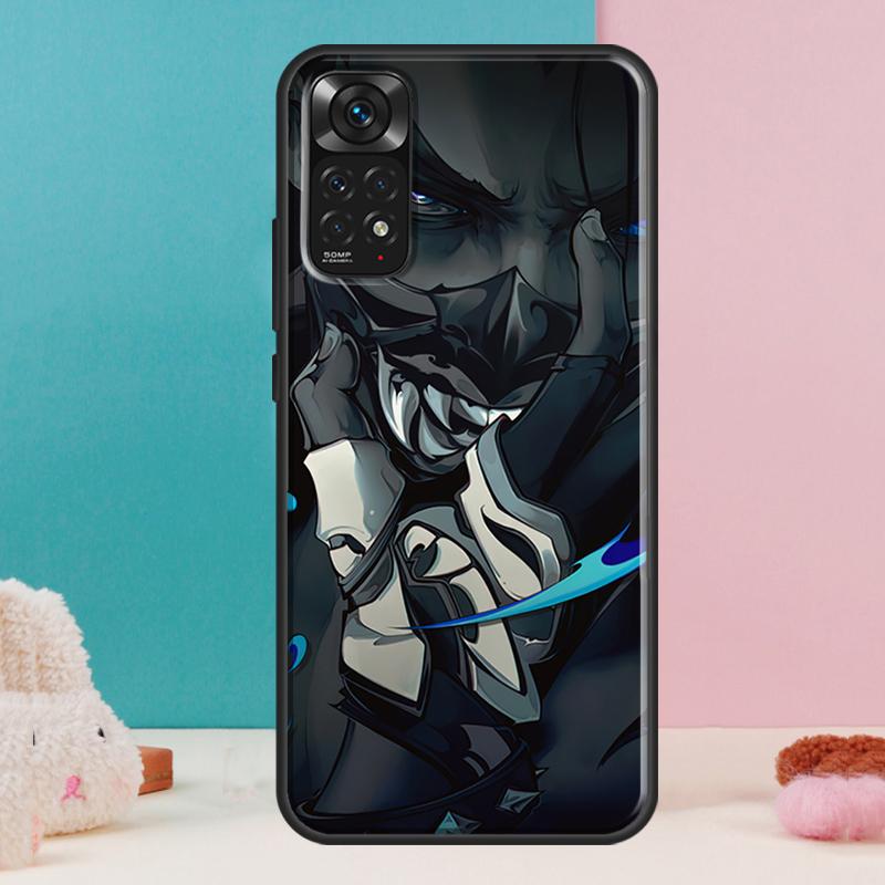 V-Valorant Case For Xiaomi Redmi Note 12 11 10 9 8 Pro 9S 10S 11S 12S Redmi 12C 9A 9C 10A 10C Coque