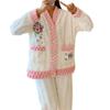 Winter Warm Flannel Women Pyjamas Set Thick Coral Velvet Long Sleeve Pajamas Set Leisure Sleepwear For Women Nightwear Nighttown