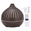 400ML Wood Grain Humidifier Desktop Aromatherapy Diffuser with Colorful Light Remote Control Auto