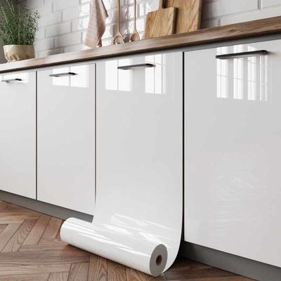 Утолщенная водонепроницаемая маслостойкая самоклеящаяся мраморная виниловая пленка для кухонных шкафов, дверей, декоративная накладка, наклейка для реставрации мебели