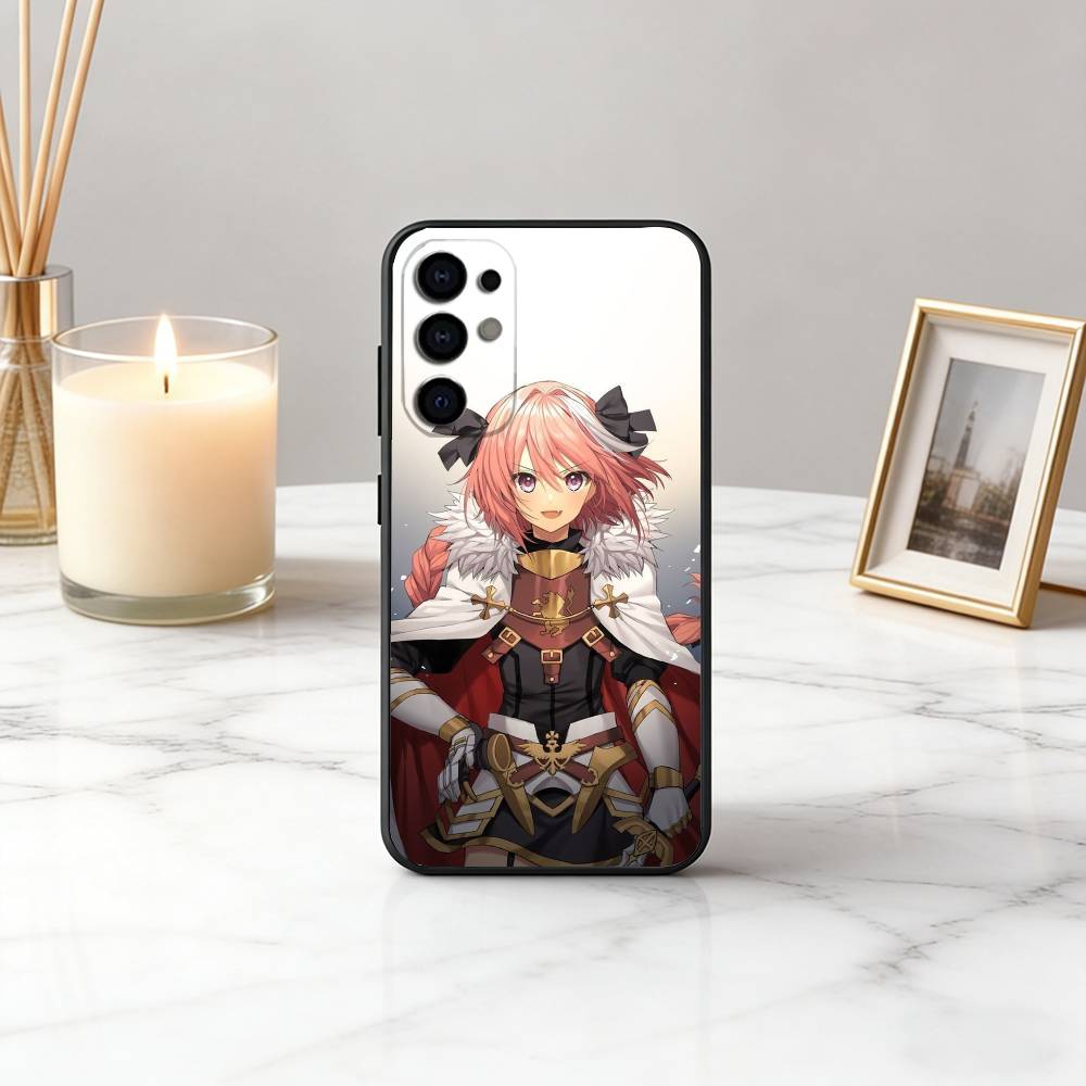 Чехол для телефона F-Fate A-Apocrypha A-Astolfo-faa-es для Samsung S25,S24,S21,S22,S23,S30,Ultra,S20,Plus,Fe,Lite,Note,10,Черный чехол