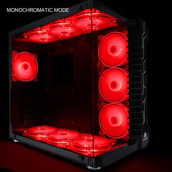 Полезный охлаждающий вентилятор Радиатор Гидравлический подшипник Цветной яркий свет Корпус компьютера Вентиляция